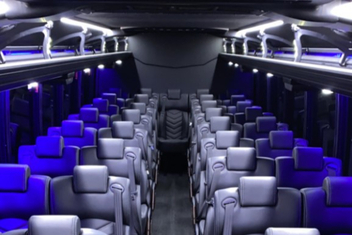 Bloomfield Charter Bus Interior