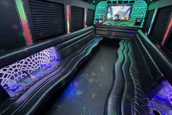 Bloomfield Limo Bus Interior