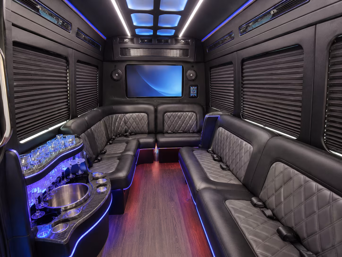 bloomfield concert transportation onboard seating