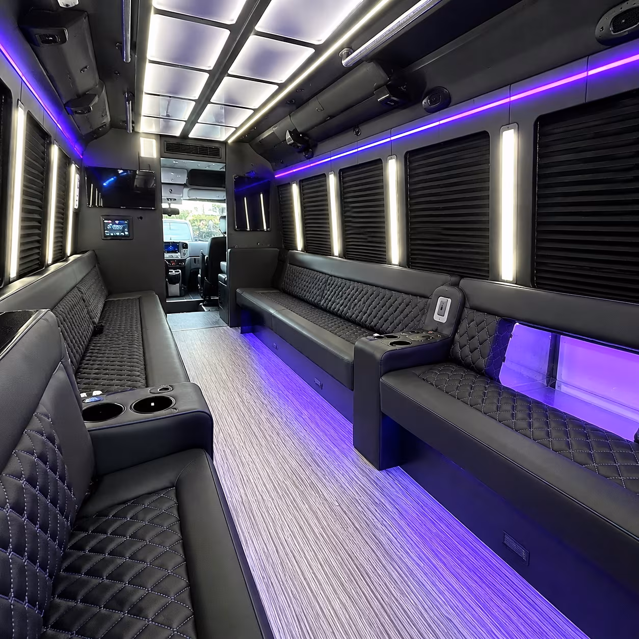 bloomfield party bus rentals inside