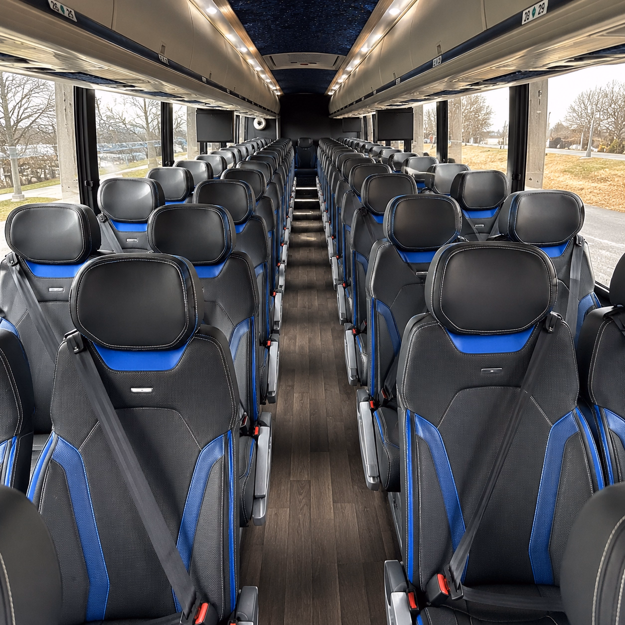 bloomfield prom transportation onboard seating