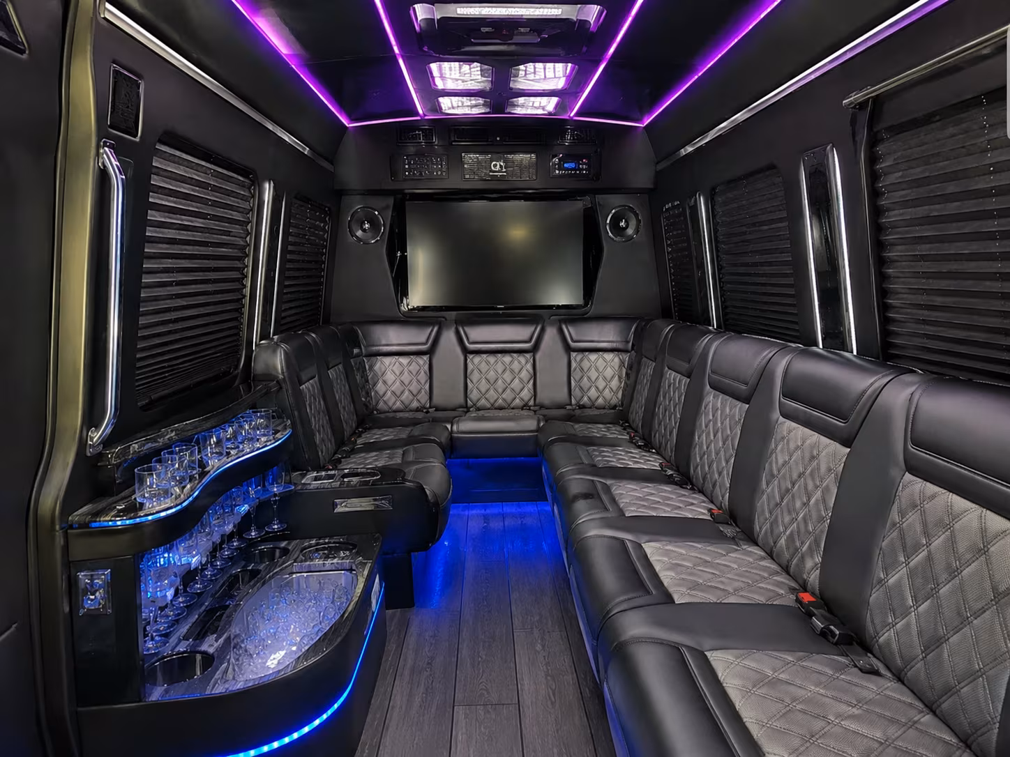 bloomfield sporting event transportation onboard seating
