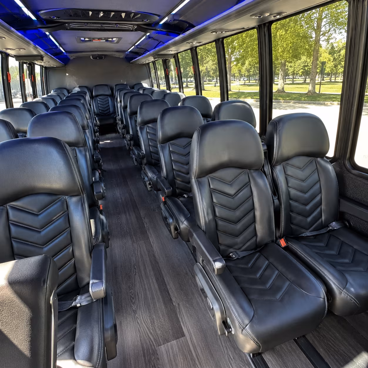 minibuses and coaches for retreat centers near bloomfield