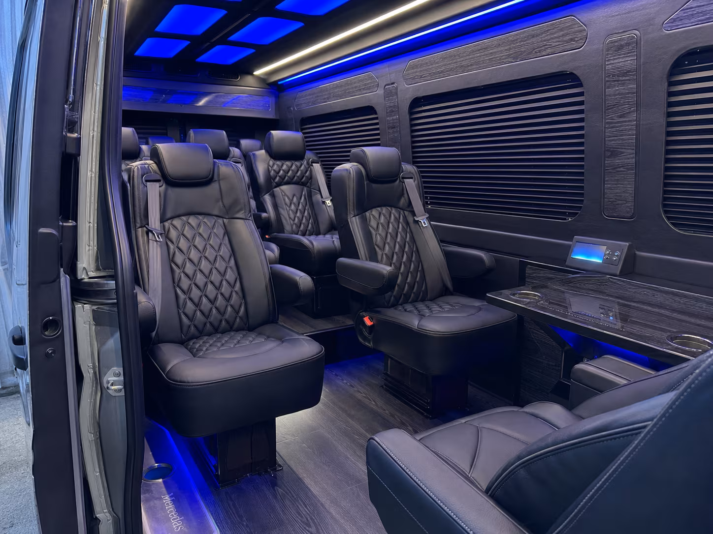 sprinter van transportation for groups and events across bloomfield